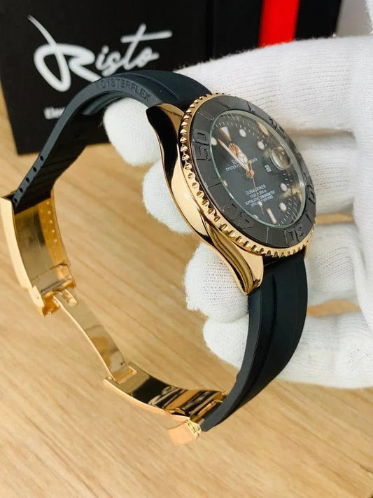 Men's Rolex Submariner Gold Black
