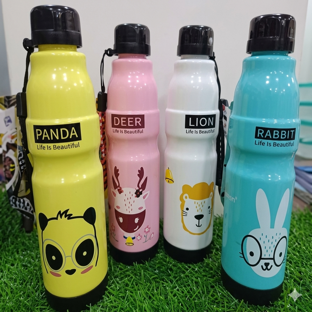 Commando Water Bottle 650 ml Random Color