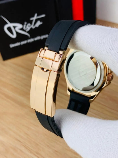 Men's Rolex Submariner Gold Black