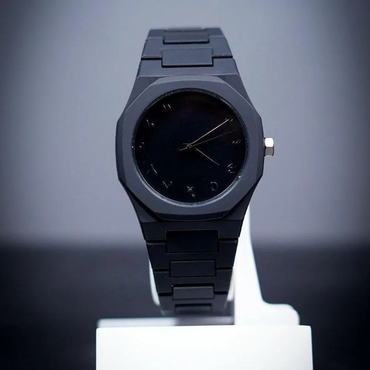 Luxury Black/pink/White Minimalist Arabic Dial Wrist Watch for Men & Women | Premium Elegant Quartz Watch